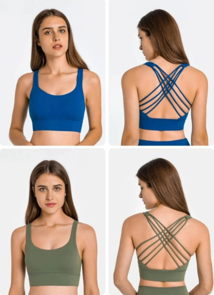 Drune | Schöner Rücken Design schlanke Brust heben nahtlose Yoga-BH