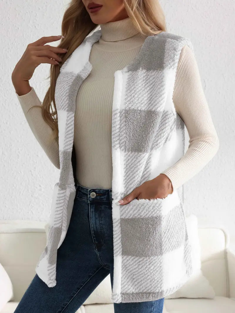 Drune | Sherpa Check Weste