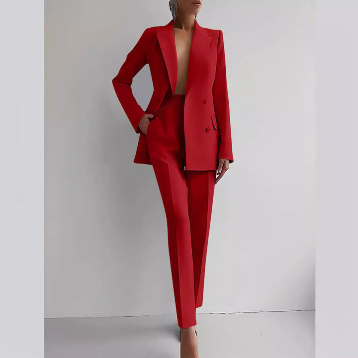 Drune | Stilvolles Satz Bestehend Aus Edlem Blazer Und Eleganter Hose