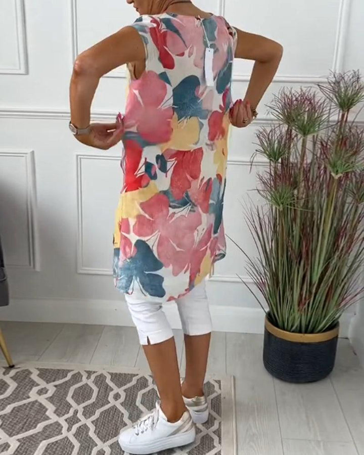 Drune | Sommerkleid mit Asymmetrischem Schnitt und Hohem Schlitz