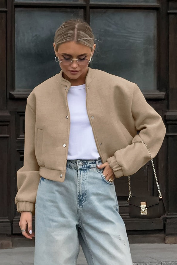 Drune | Woll Stehkragenjacke