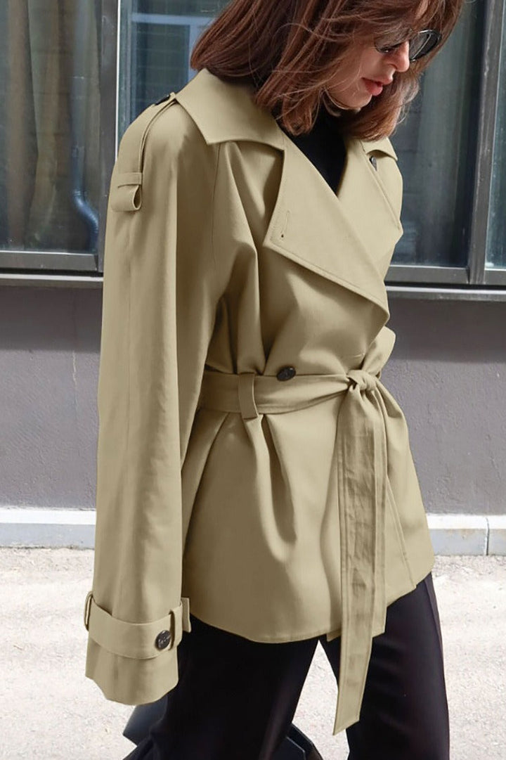Drune | Kragenlose Locke Passform Jacke