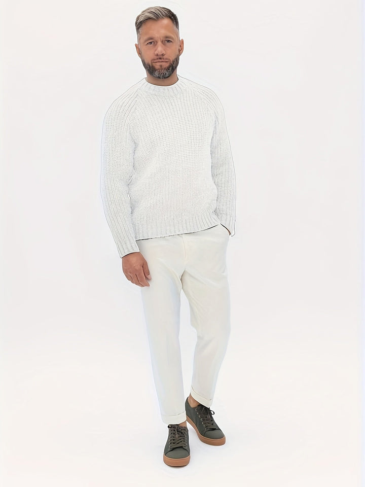 Drune | Strickpullover Im Klassischen Design Acryl Komfortabel und Warm