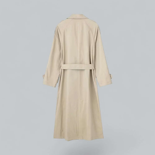 Drune | Eleganter doppelt gefütterter Damen-Trenchcoat mit Gürtel