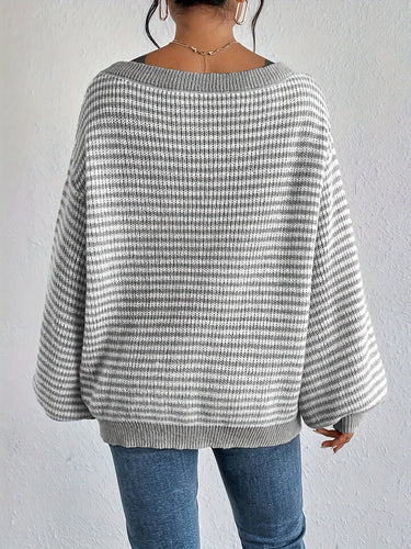 Drune | Gestreifter Pullover Lässig und Stilvoll Weicher Komfort