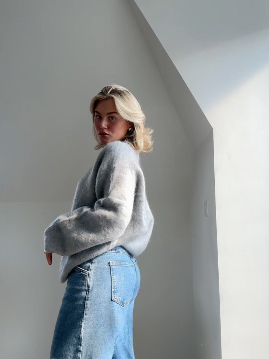Drune | weicher Mohair Strickpullover