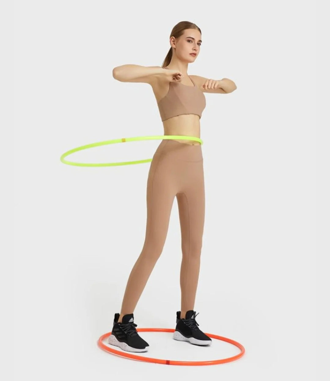Drune | Bauch mit hoher Taille und dünne Yoga-Neun-Punkt-Hose