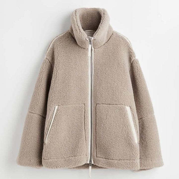 Drune | Flauschige Jacke Lässiger Moderner Stil Ideal für den Winter