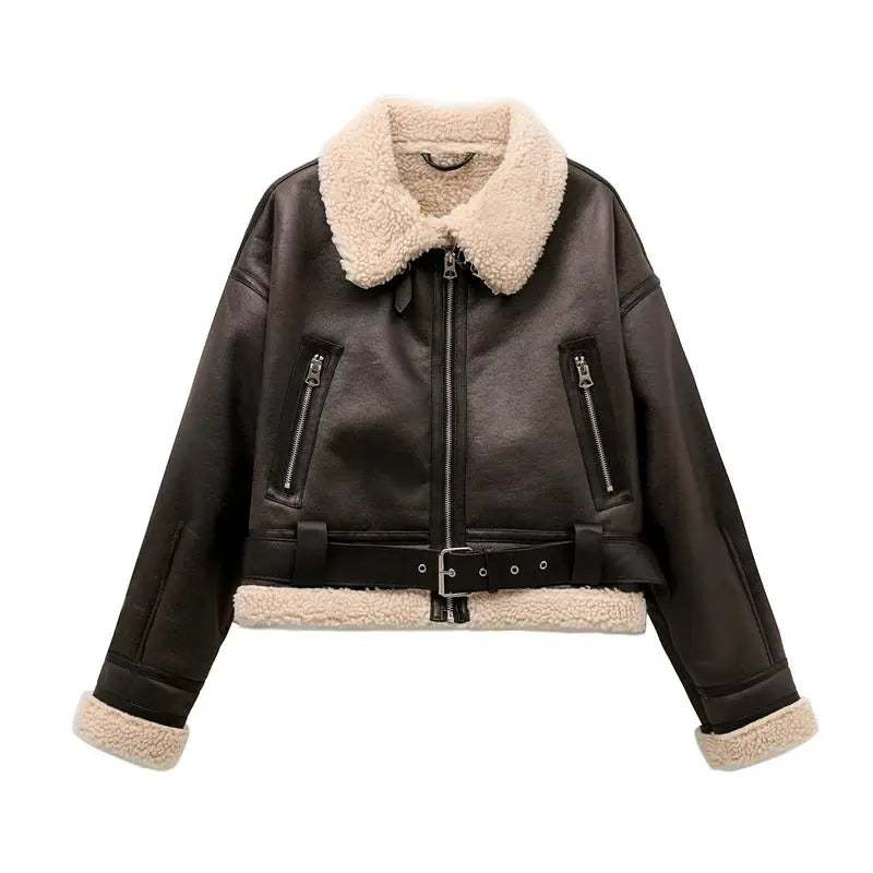 Drune | Plüschgefütterte Damenjacke