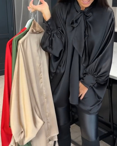 Drune | Bandkragen und Elegante Bluse