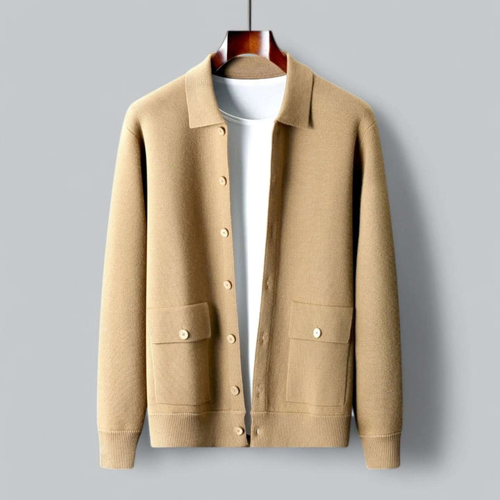 Drune | Herren Kaschmir-Mischung Cardigan Jacke
