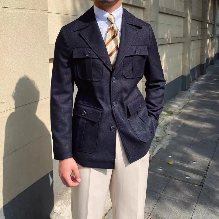 Drune | Wintermantel mit Schneiderkragen, Haute Couture