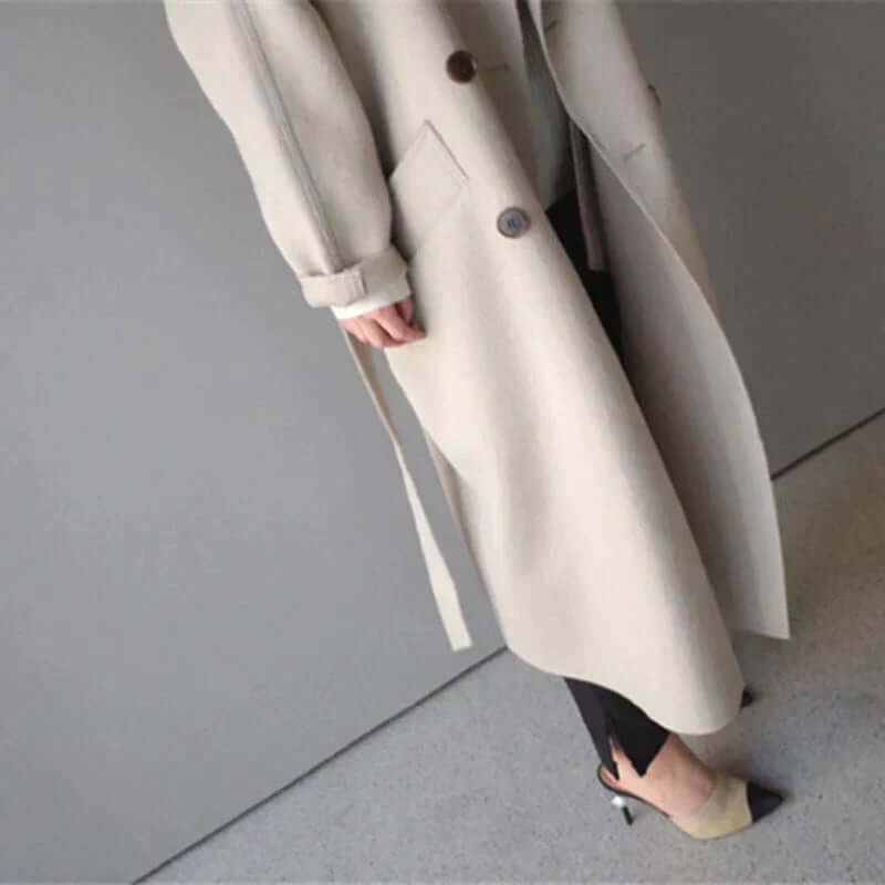 Drune | Damen Oversized Gürtelmantel