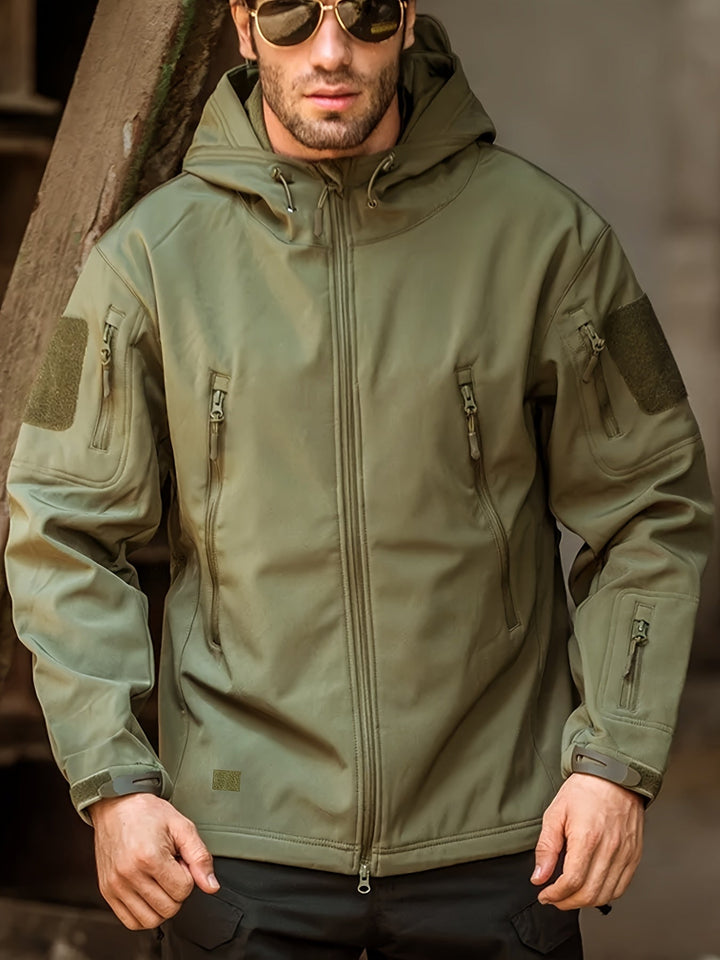 Drune | der Fleece-Pullover mit Kapuze und Reißverschlusstaschen für Herren - Perfekt für Outdoor-Aktivitäten