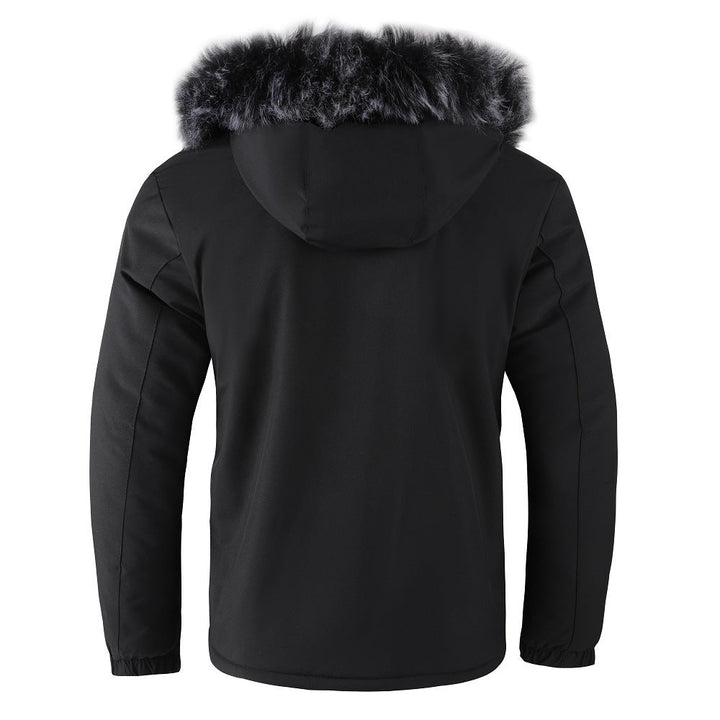 Drune | Herrenjacke mit abnehmbarer, pelzgefütterter Kapuze