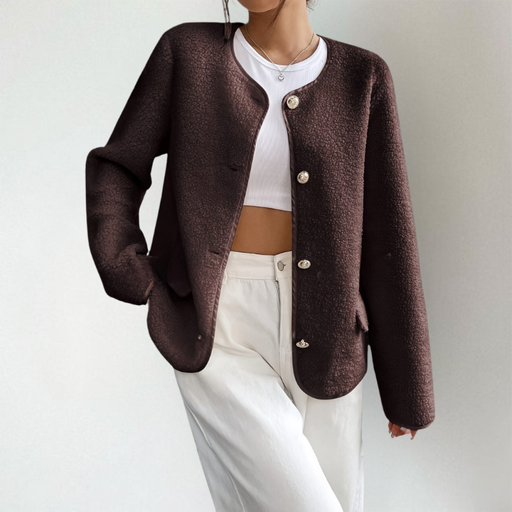 Drune | Cozy knitted cardigan with open front