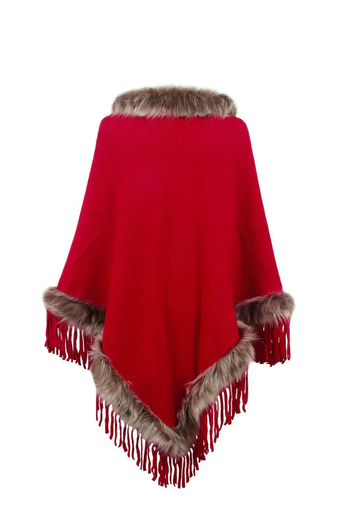 Drune | Stilvoller Winterponcho für Damen