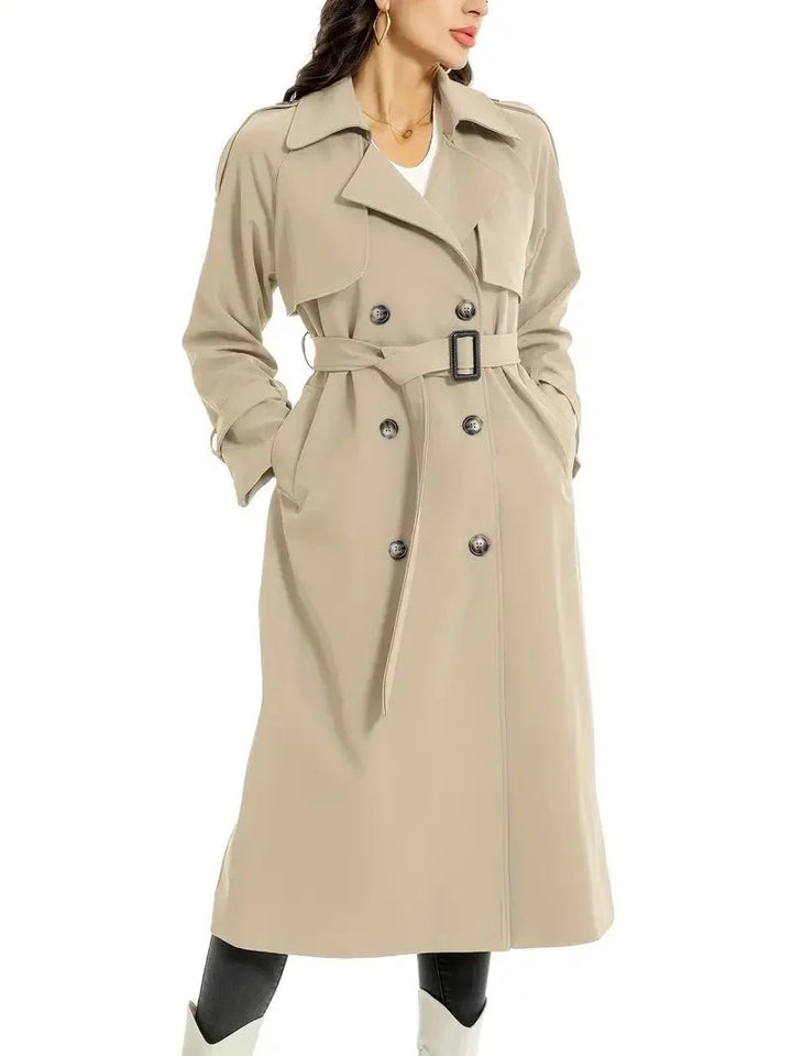 Drune | Taillierter Trenchcoat - Doppelreihiges Design - Zeitlose Eleganz - Ganzjahres-Lagen
