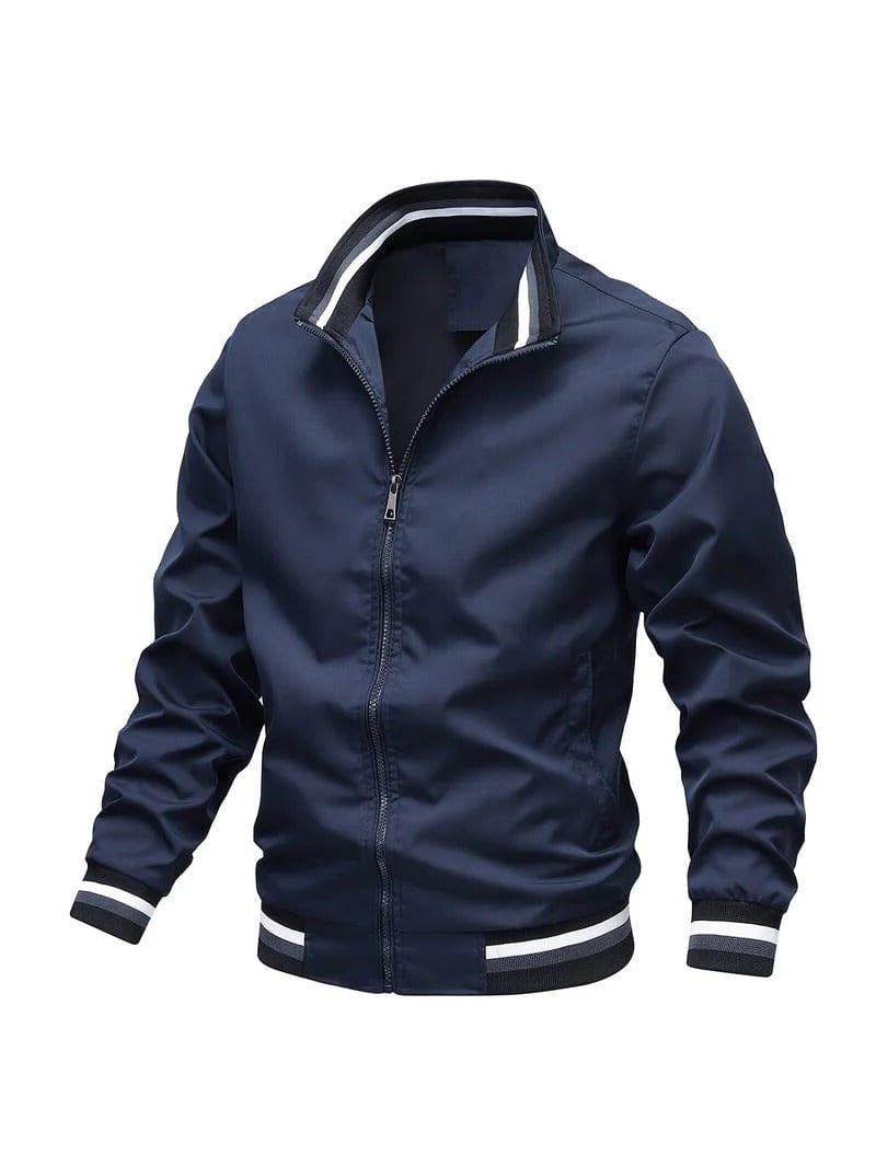 Drune | Stylische Bomberjacke mit Rippkragen für Herren