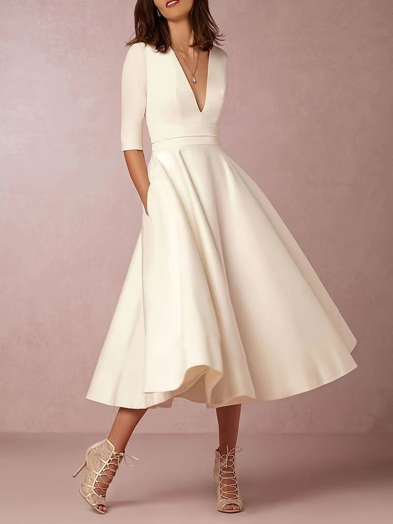 Drune | Retro 60Er Jahre A-Linien Swingkleid