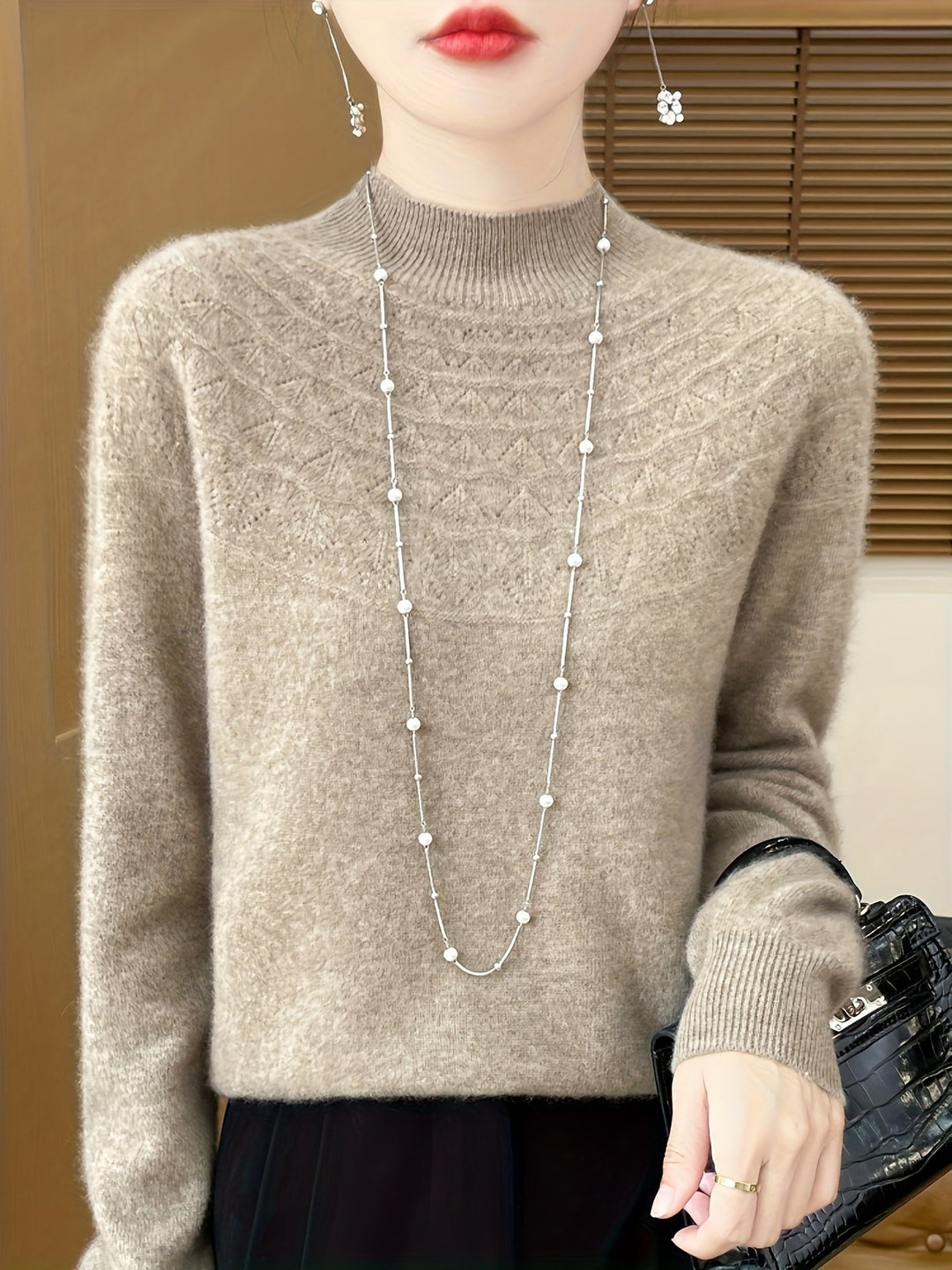 Drune | Wollstrickpullover Pullover Damen - Für den Alltag