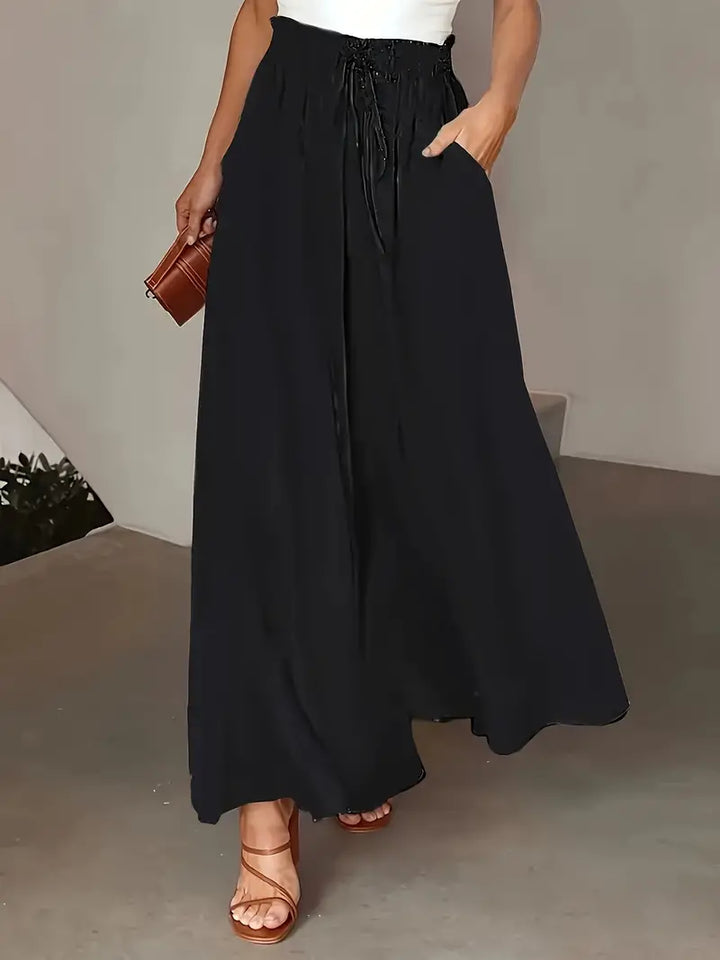 Drune | Elegante und Schicke Hose mit Weitem Bein