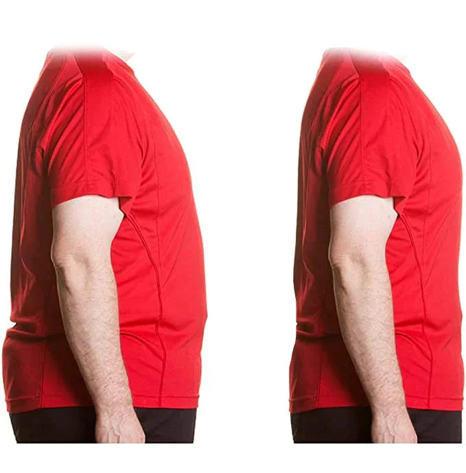 Drune | Schlanke Passform Kompression Body Shaper mit Bauchkontrolle und Unsichtbarem Unterhemd Design