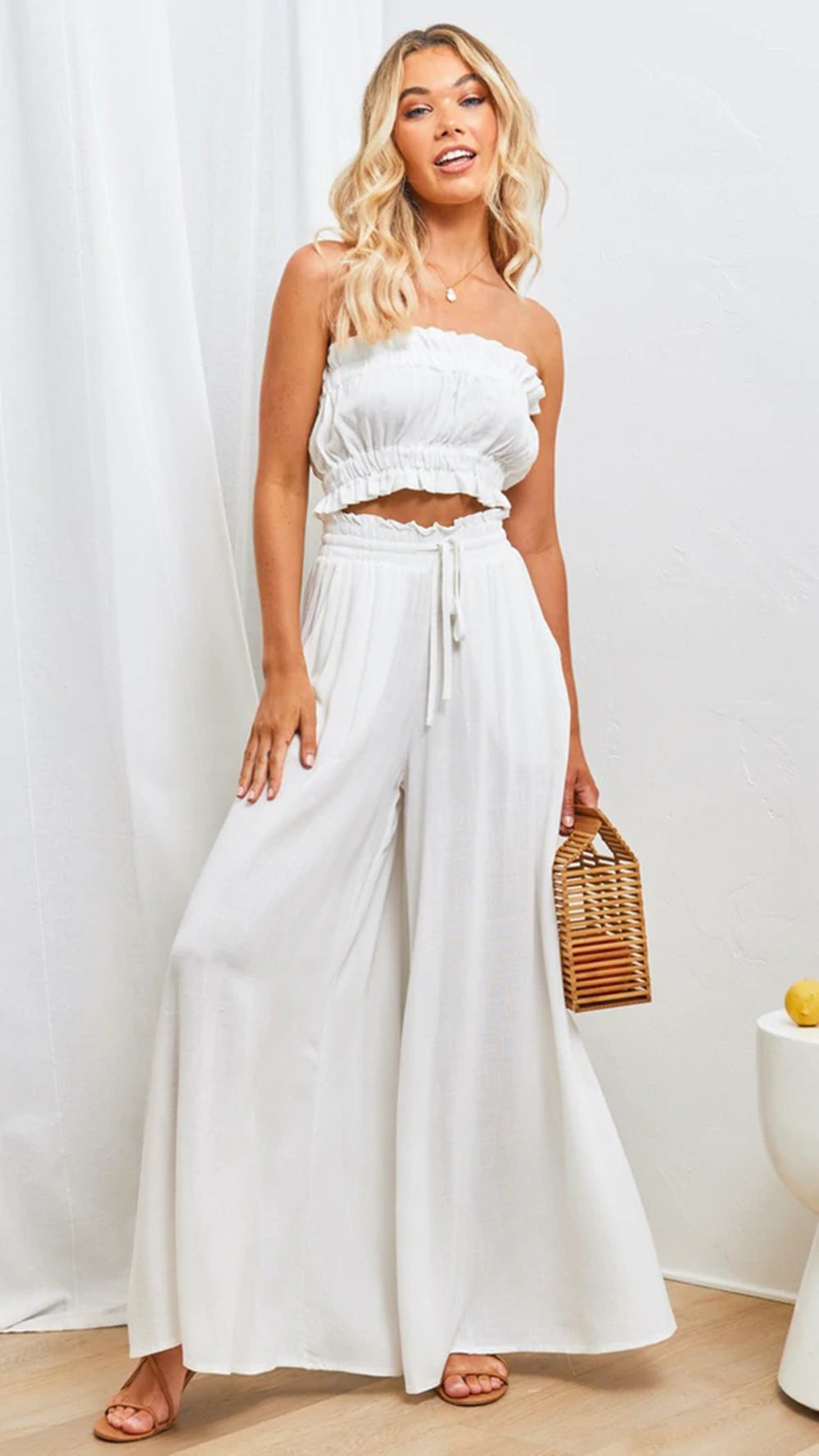 Drune | Sommerverliebte Palazzo Hose