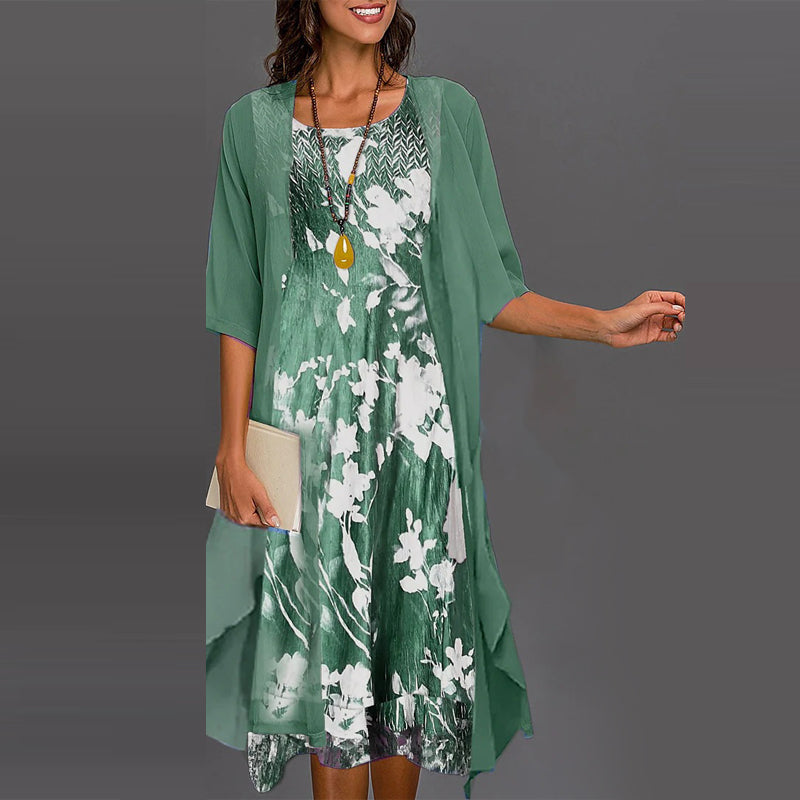 Drune | Chic & Bequem Blusen Und Kleid Ensemble