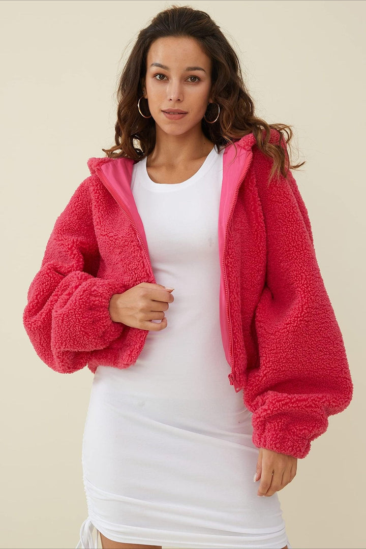 Drune | Kapuze Zip Kurze Jacke