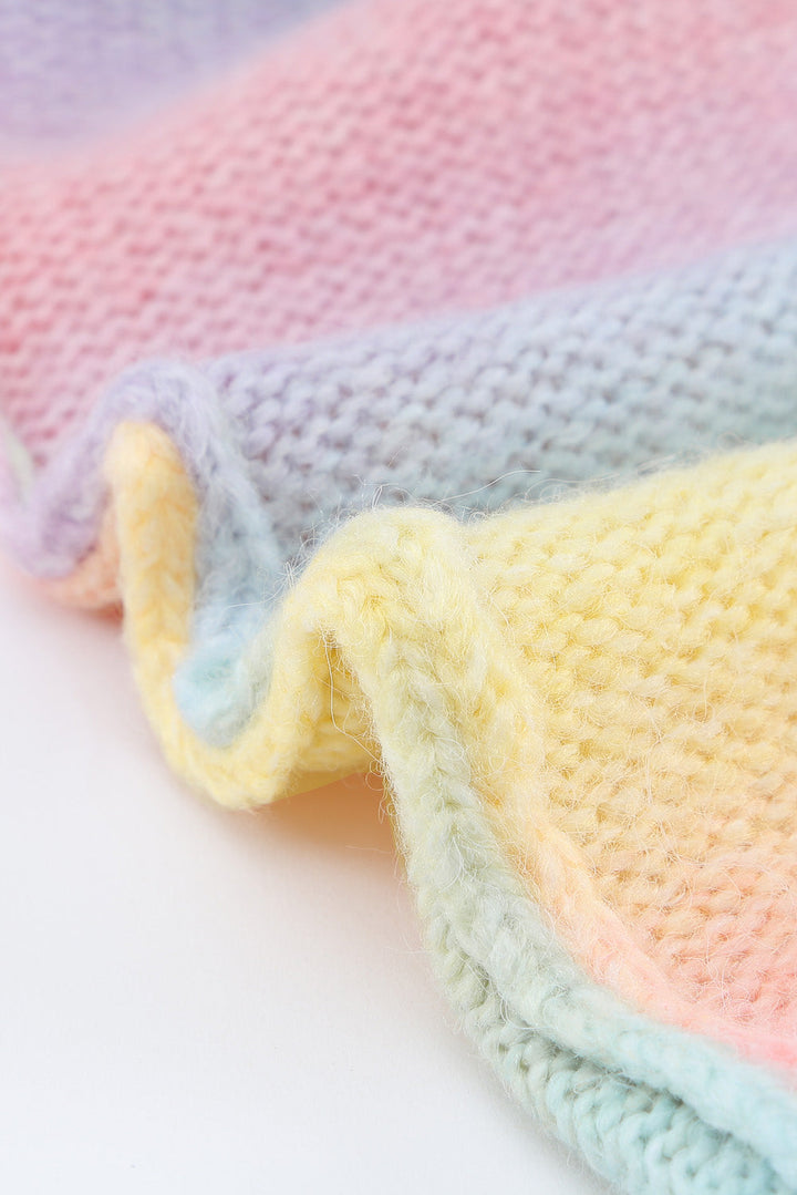 Drune | Gradient Offene Vorderseite Fallendes Schulter Cardigan