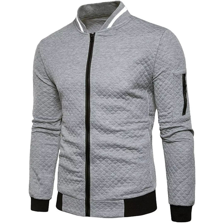 Drune | Jacquard Zip-Bomberjacke