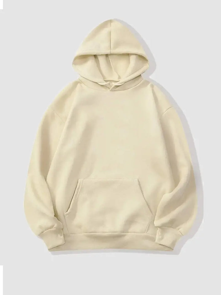 Drune | Bequemer Einfarbiger Damen Hoodie mit Kapuze
