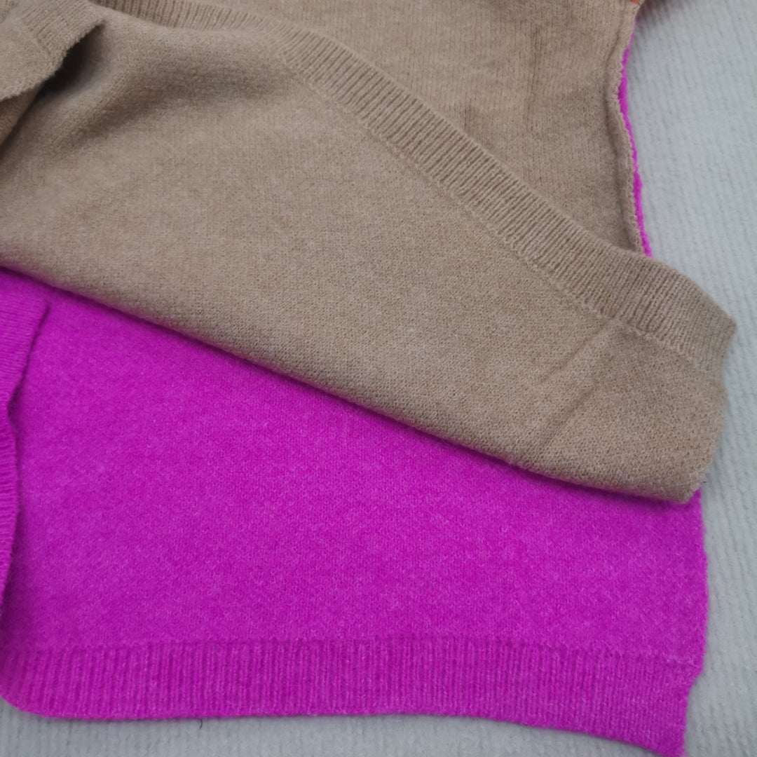 Drune - Atemberaubender Farbblock-Pullover