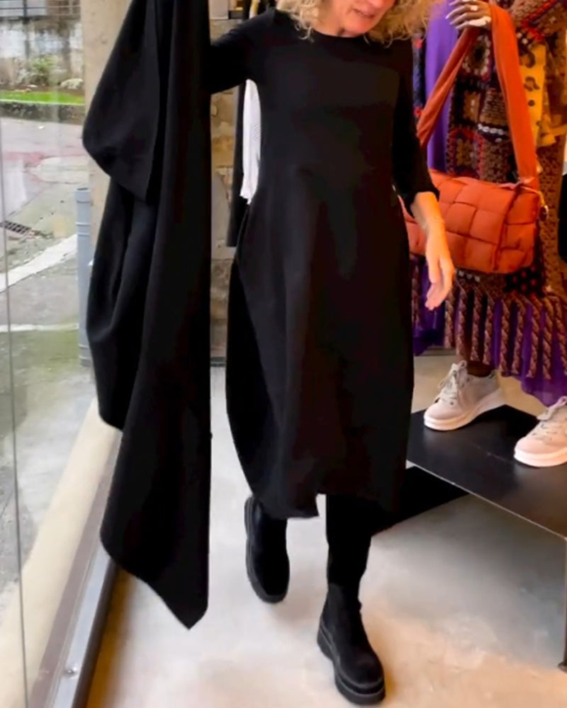 Drune | Einfarbiges Kleid