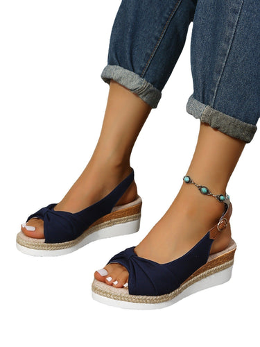 Drune | Damen Keilsandalen