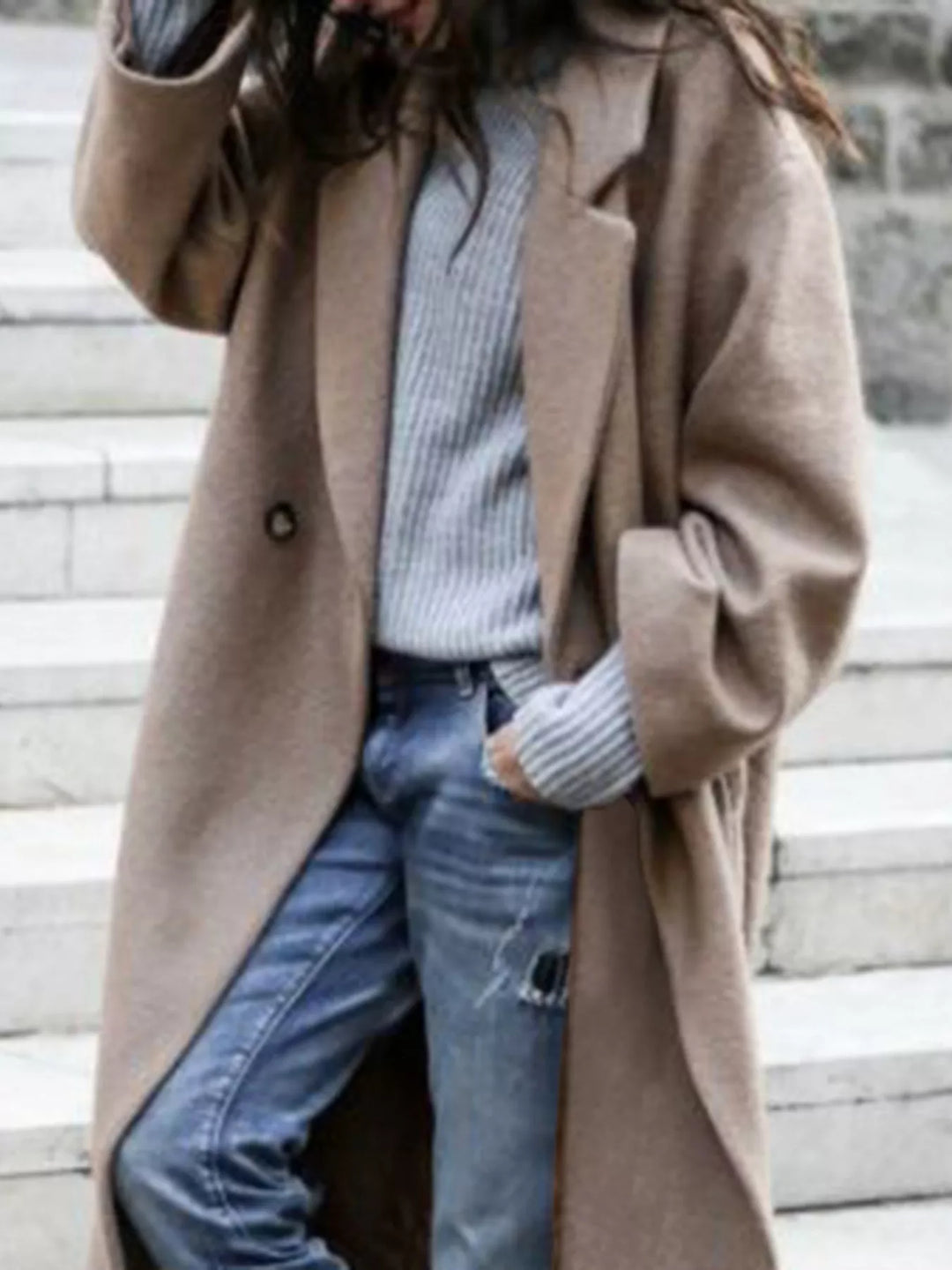 Drune | Damen Oversized Langer Wintermantel