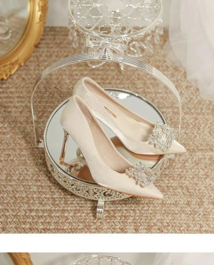 Drune | Brautschuhe Stiletto mit Strass