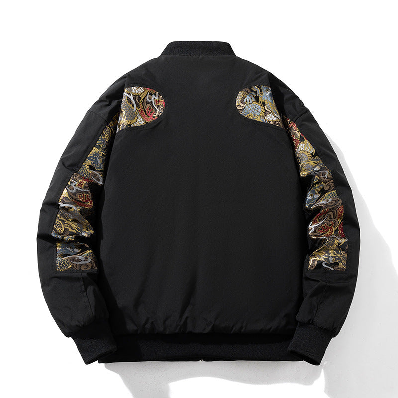 Drune | Herren bedruckte Bomberjacke