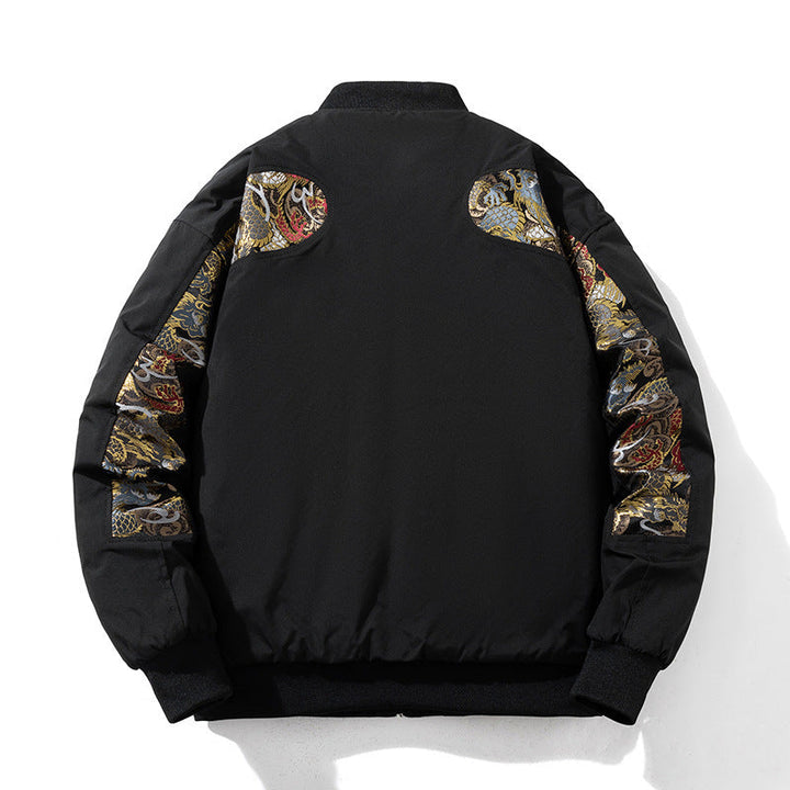 Drune | Herren bedruckte Bomberjacke