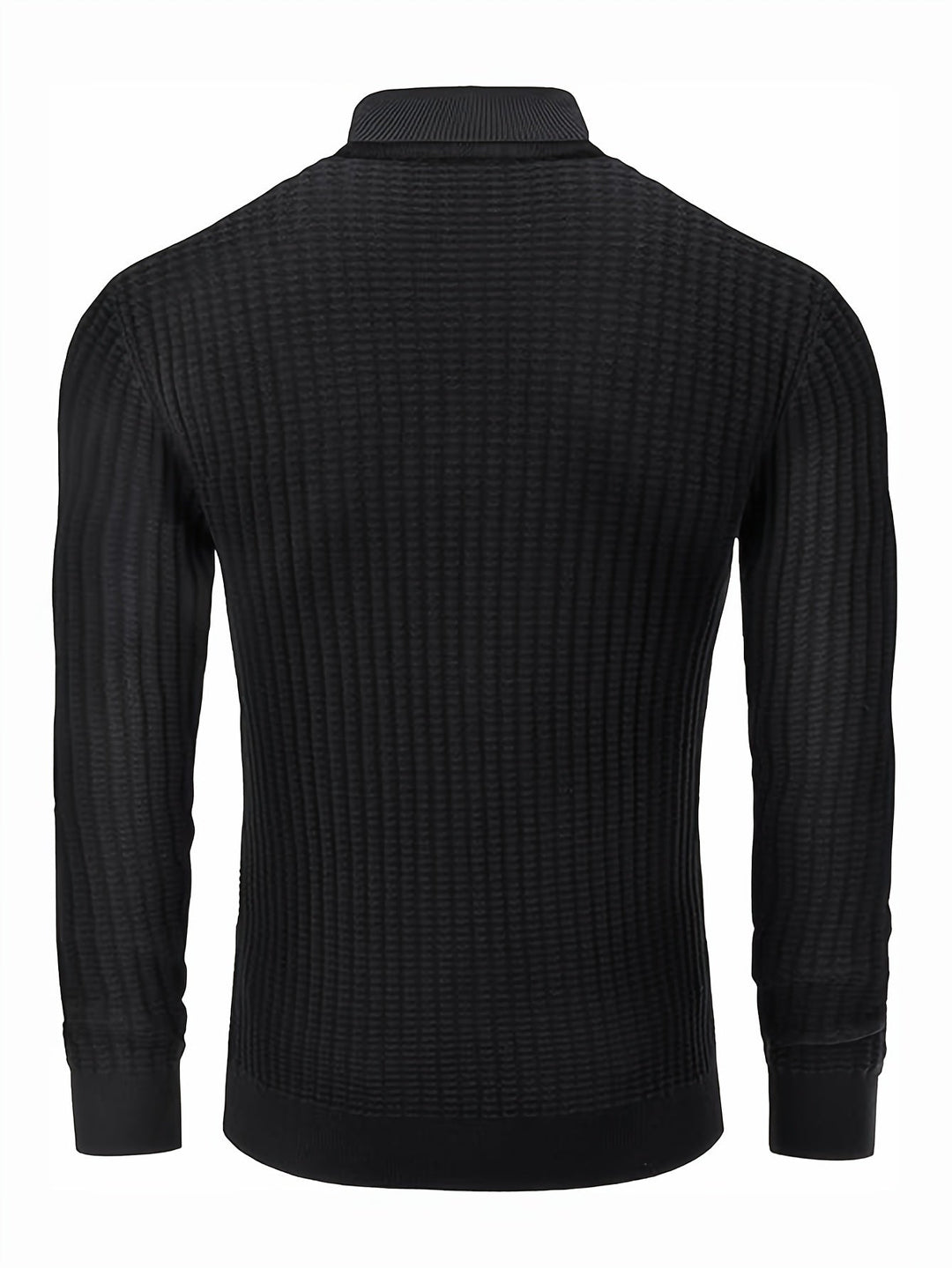 Drune | Rollkragenpullover Waffelstrick Polyester-mix