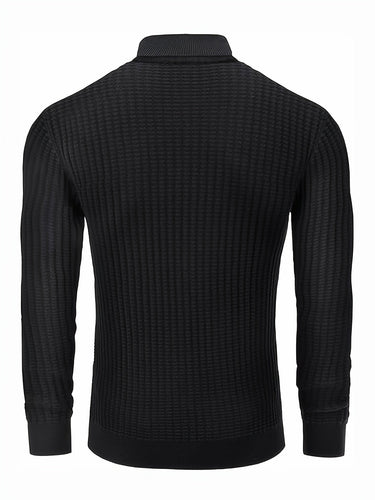 Drune | Rollkragenpullover Waffelstrick Polyester-mix