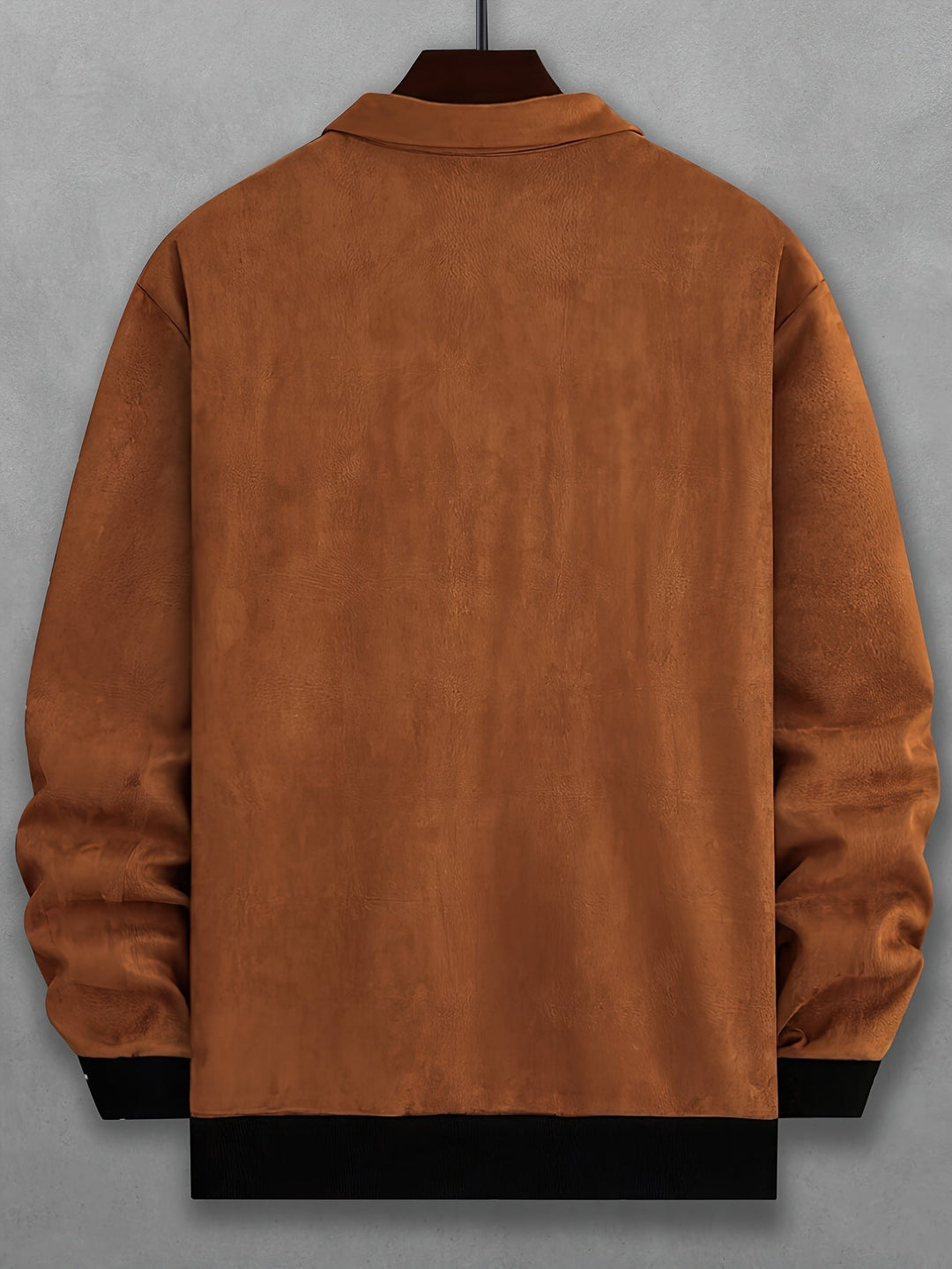 Drune |  Einfarbige Warme Fleece Bedruckte Winterjacke Für Herren - Ideal für Winter