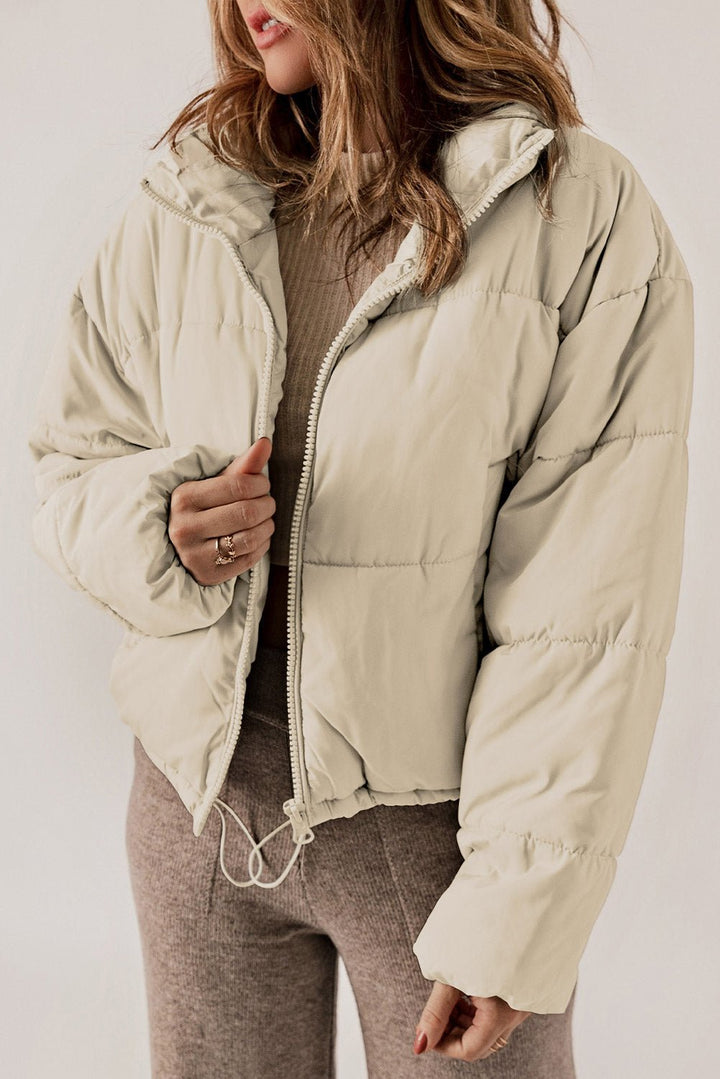 Drune | Puffer-Jacke - Hoher Kragen - Leichte Wärme - Winter Casual