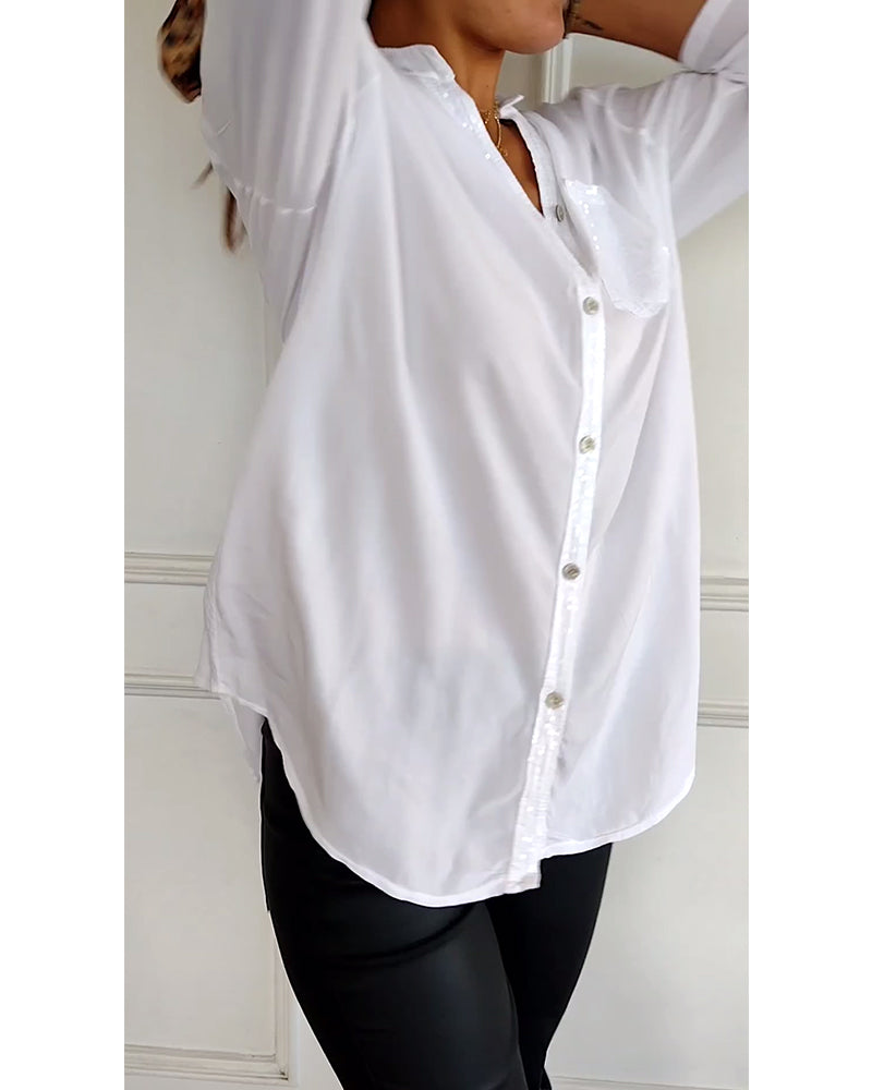 Drune | Stilvolle Bluse mit Glimmer Nicht Spezifiziert Elegant und Strahlend