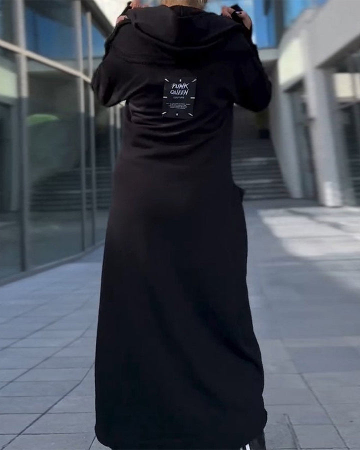 Drune | Einfarbiges Elegantes Lockeres Kleid