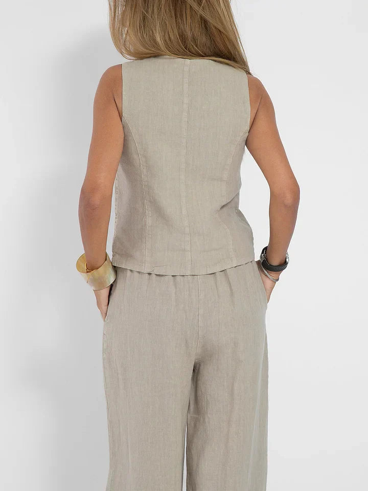 Drune | Zweiteiliges Weste-Set für Damen