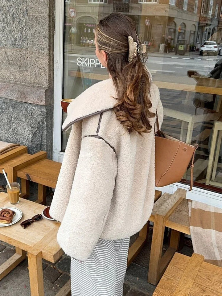 Drune | Gemütliche Teddyjacke mit klassischem Kragen