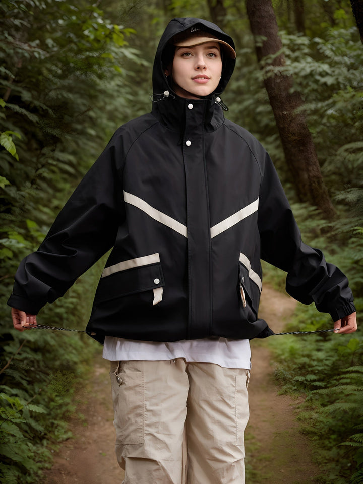 Drune | Leichte Wasserdichte Jacke mit Kapuze