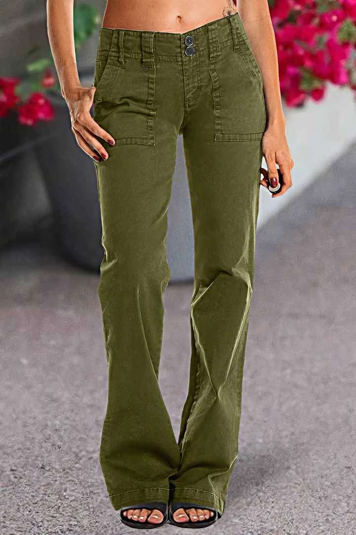 Drune |  Damen-Doppelknopf-Hose